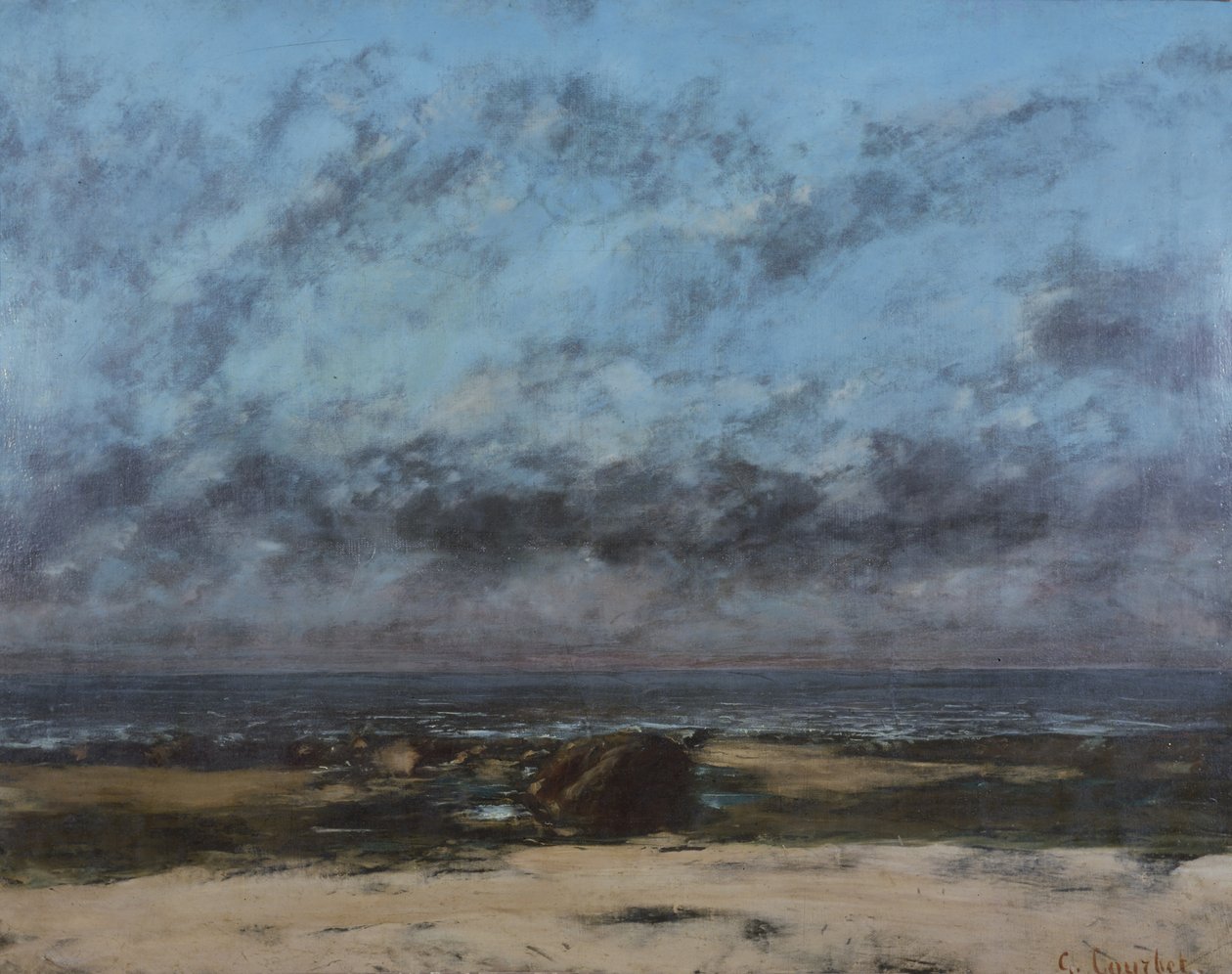 Eternity (olie på lærred) af Gustave Courbet