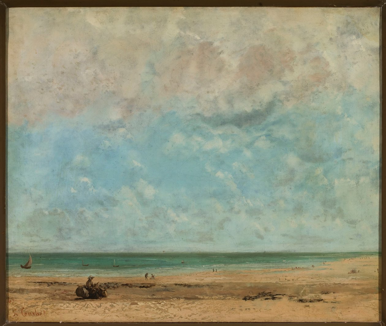 Kystlandskab af Gustave Courbet