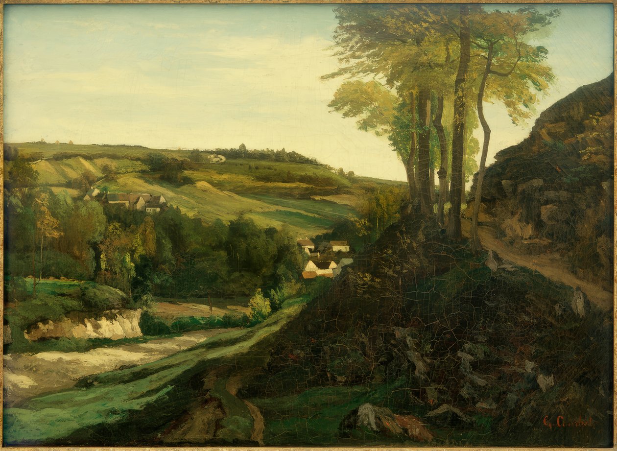 Ornans-dalen af Gustave Courbet