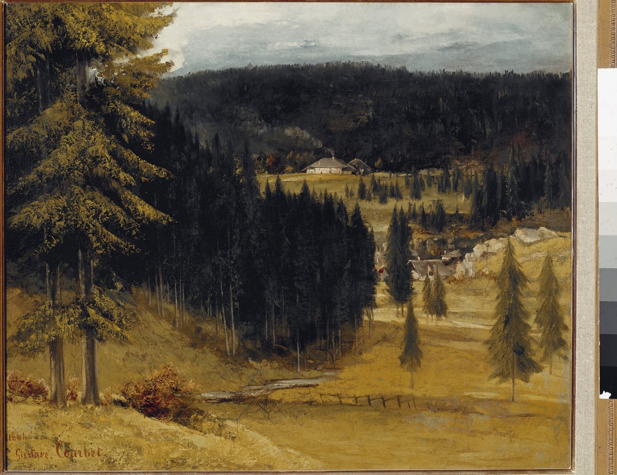 La ferme des Pussets af Gustave Courbet