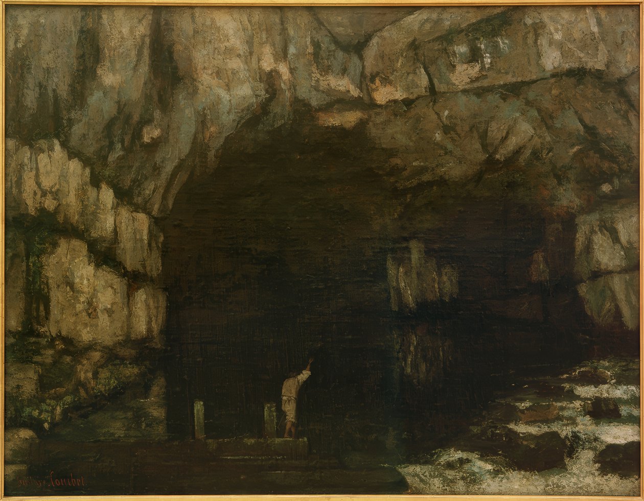 Kilden til Loue af Gustave Courbet