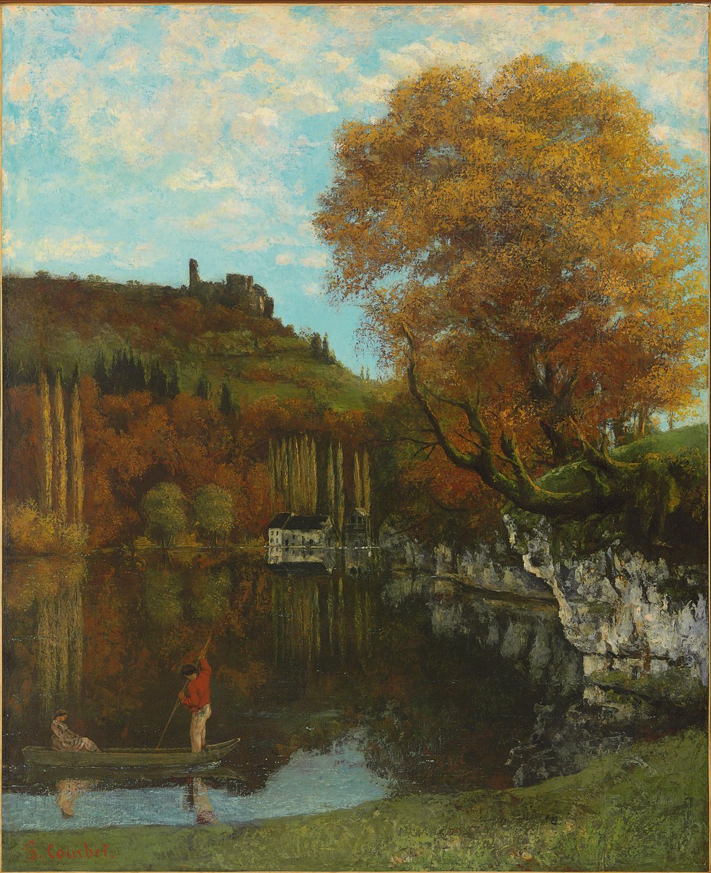 Spejlet af Scey-en-Varais, 1864-68 af Gustave Courbet