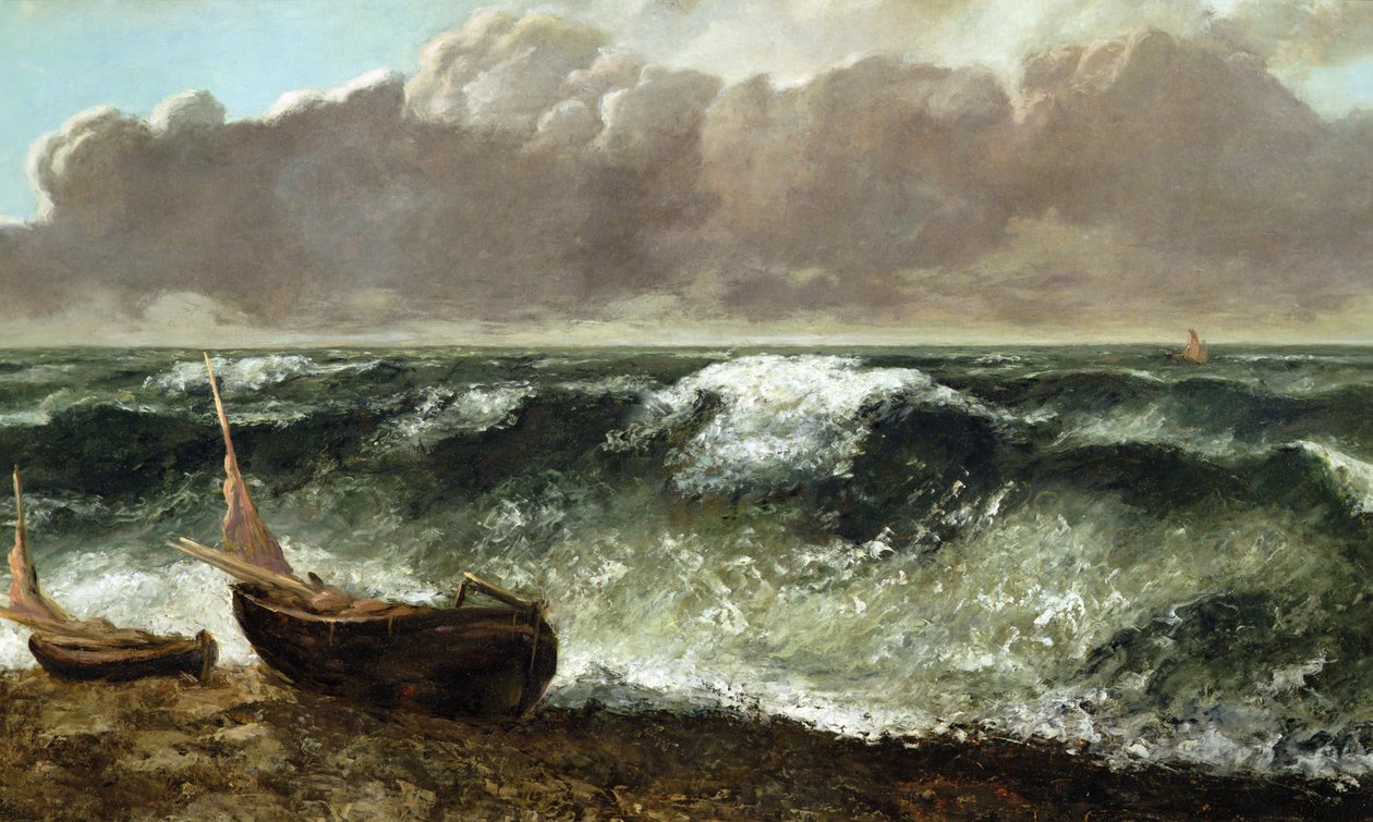 Le Vague, ca. 1869/70 (olie på lærred) af Gustave Courbet