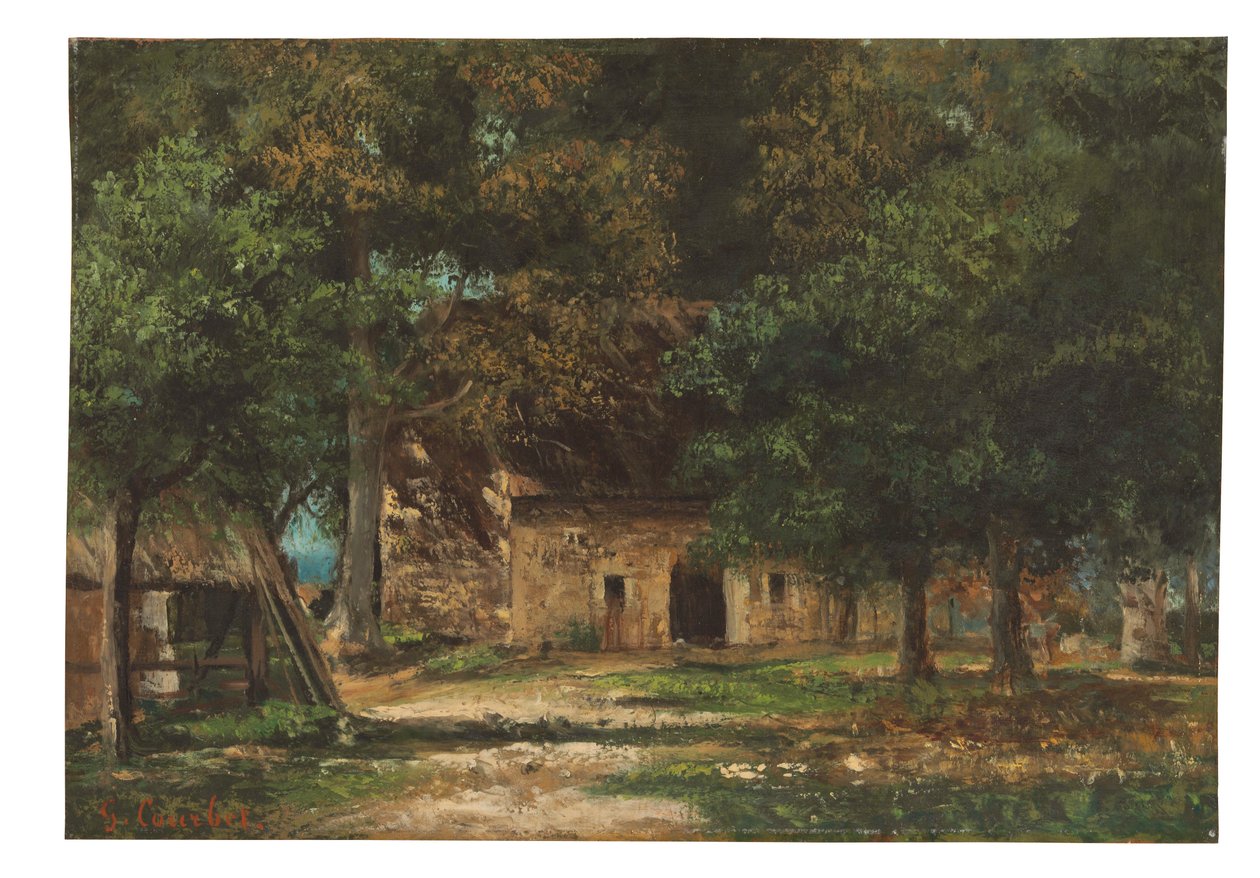 Moder Toutains have i Honfleur, c.1859-61 af Gustave Courbet