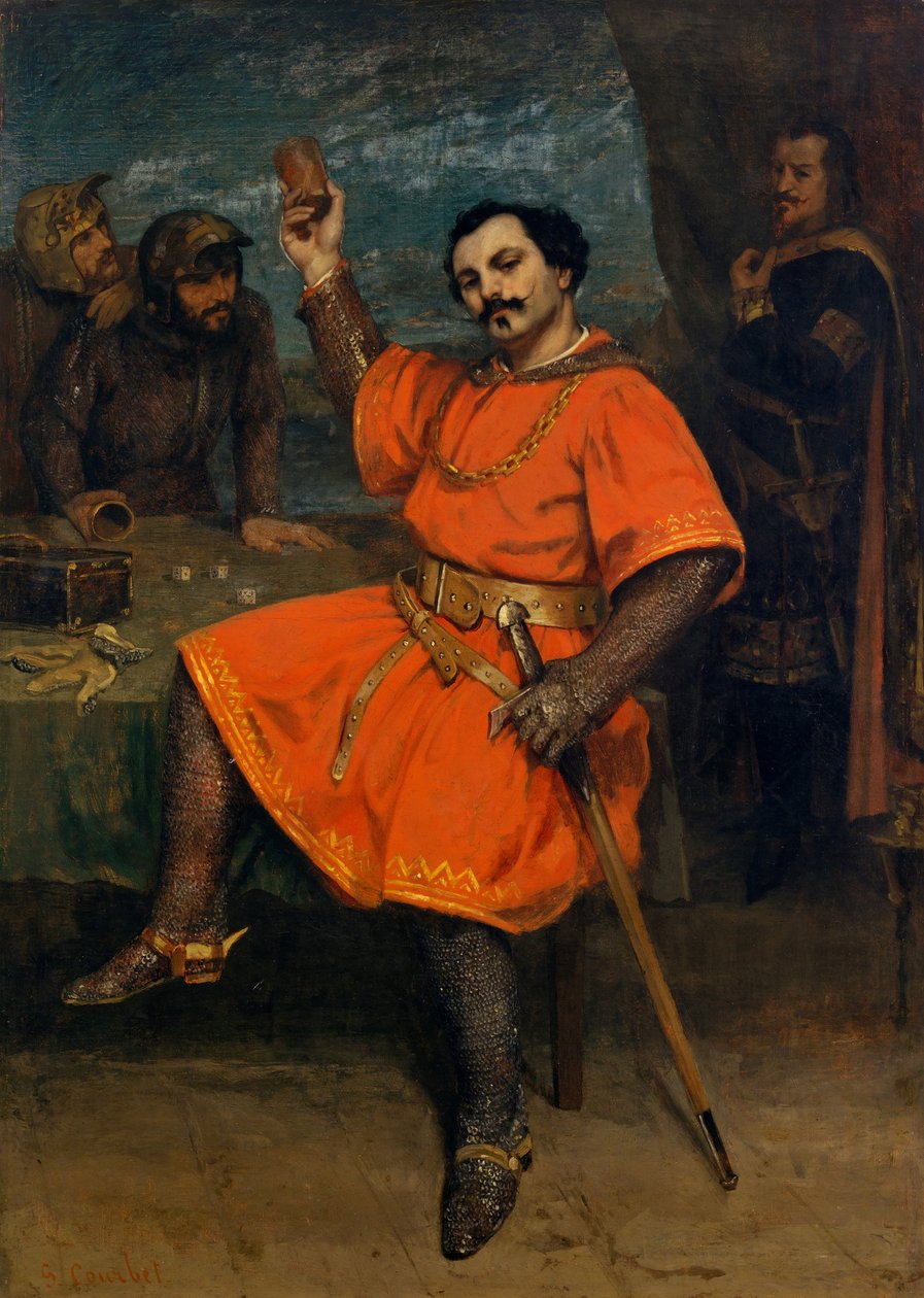 Louis Gueymard 1822-1880 som Robert Djævelen, 1857. af Gustave Courbet