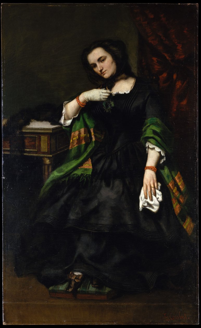 Madame Auguste Cuoq (Mathilde Desportes, 1827-1910) af Gustave Courbet