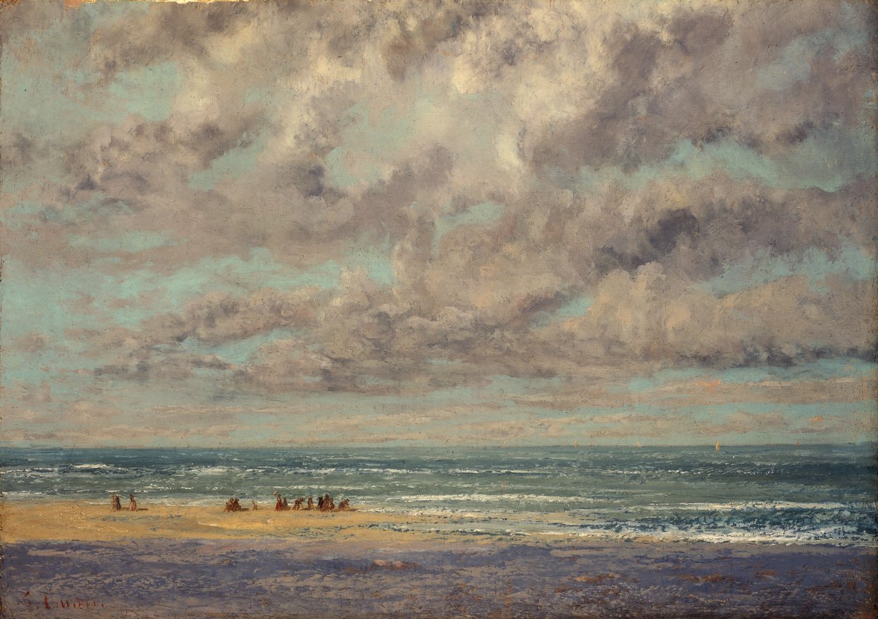 Marine - Les Équilleurs, af Gustave Courbet