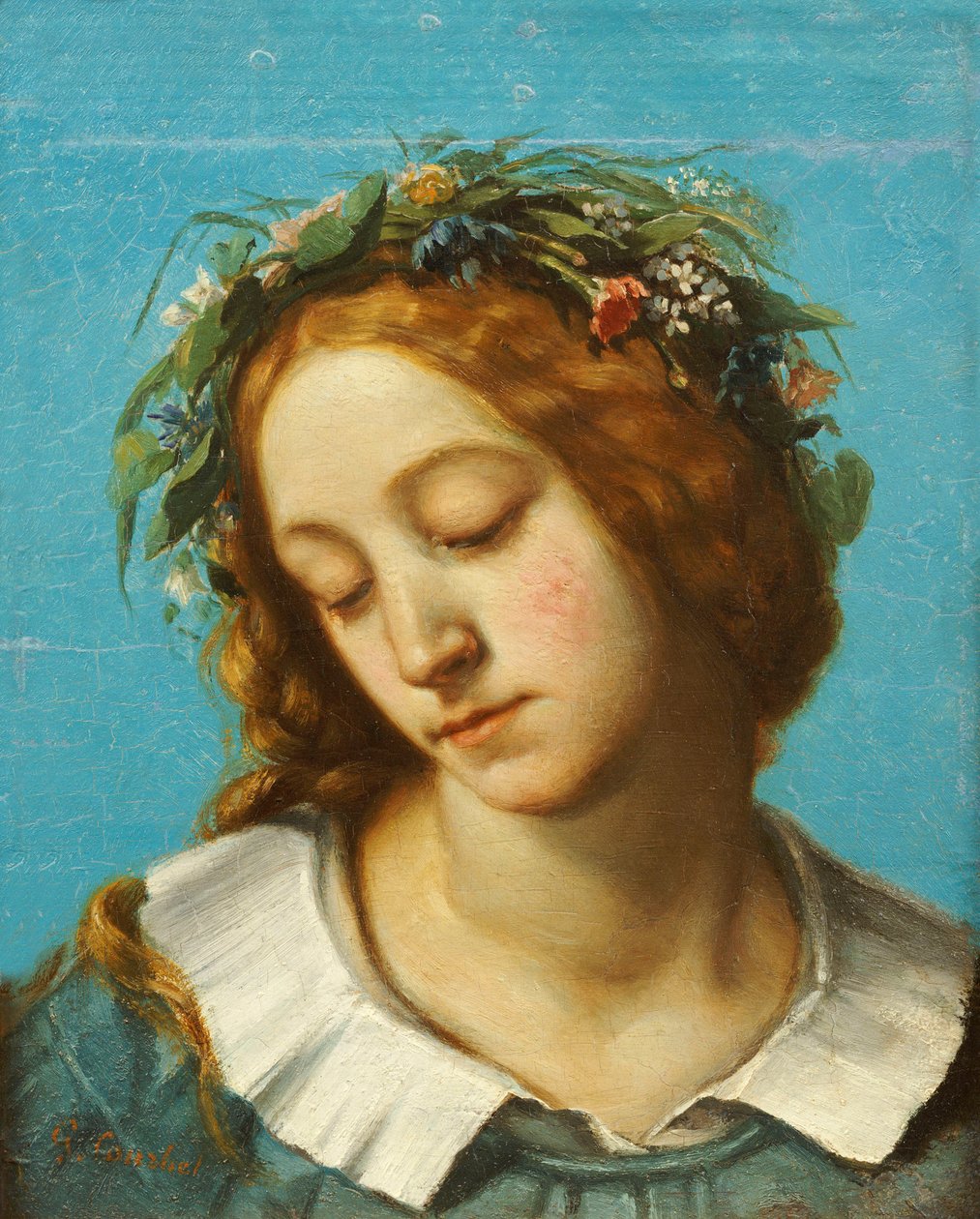 Ophelia, 1842 af Gustave Courbet