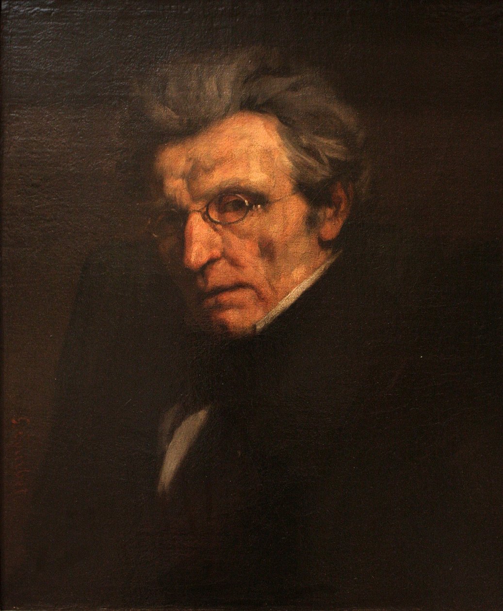 Portræt af Charles Suisse af Gustave Courbet