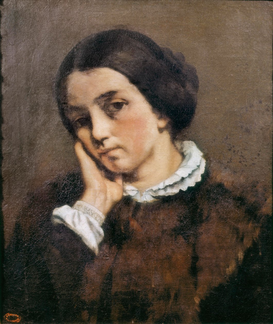 "Portræt af Zelie Courbet" 1846 (olie på lærred) af Gustave Courbet