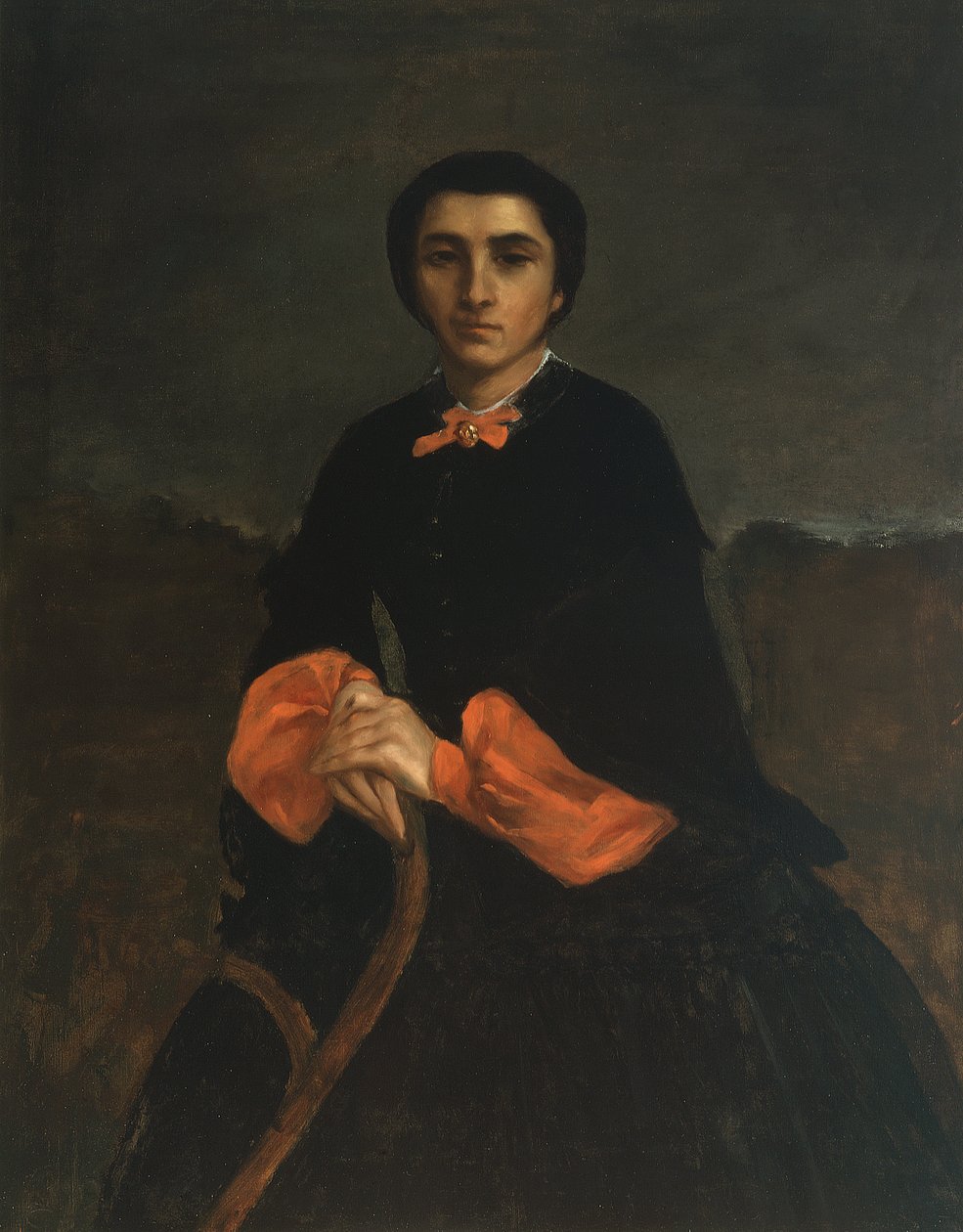 Portræt af en kvinde: Juliette Courbet af Gustave Courbet