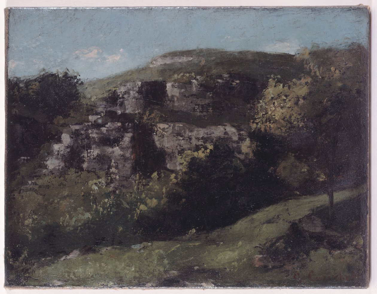 Klipper ved Ornans af Gustave Courbet