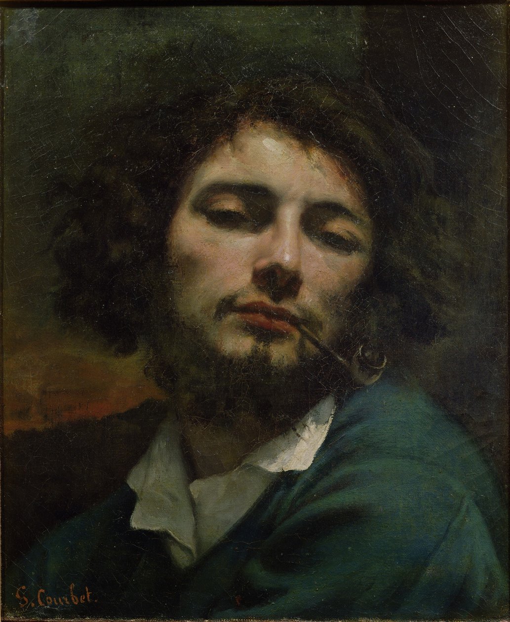 Selvportræt af Gustave Courbet