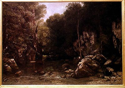 Ensomhed, 1866 af Gustave Courbet