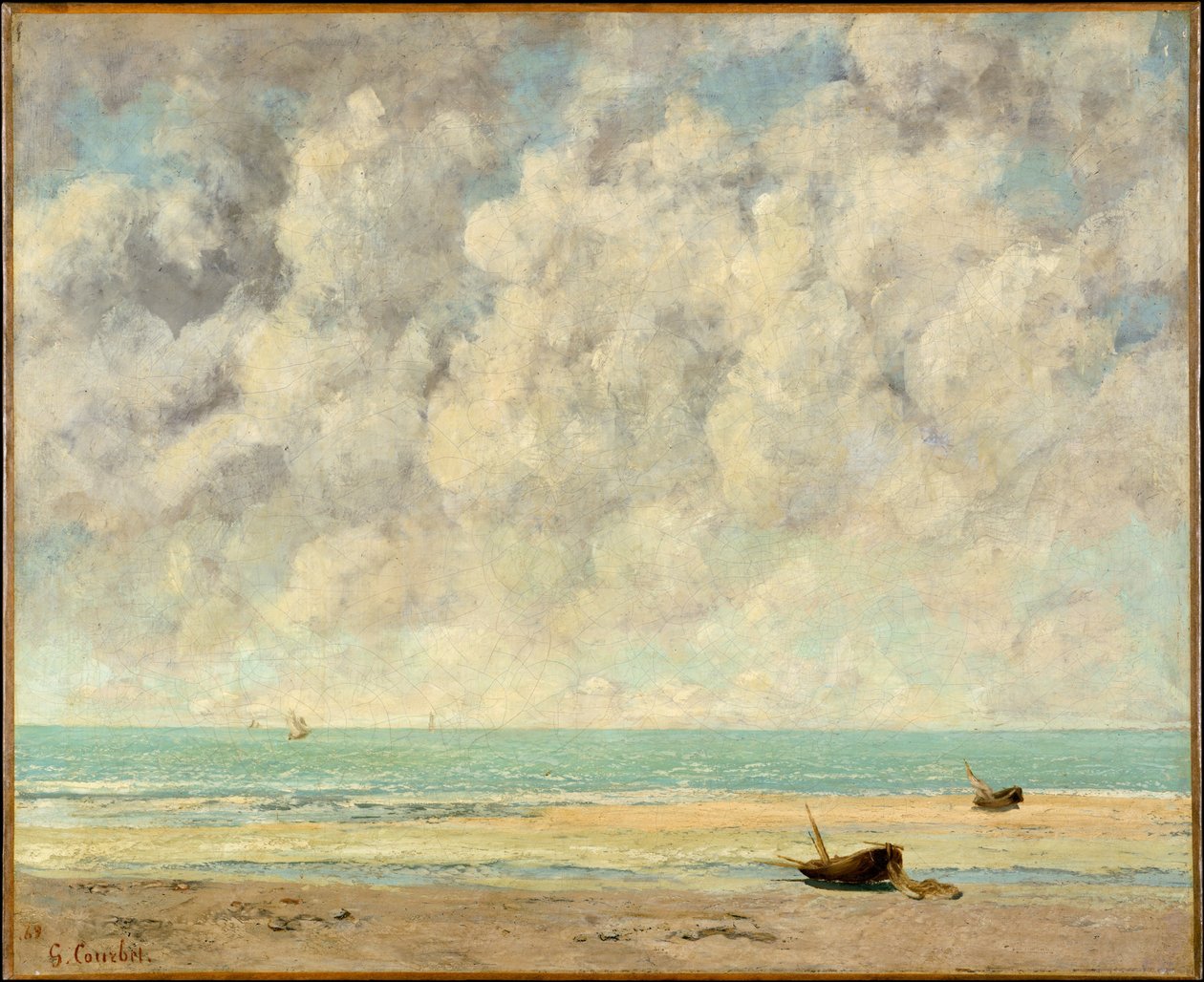 Det rolige hav af Gustave Courbet