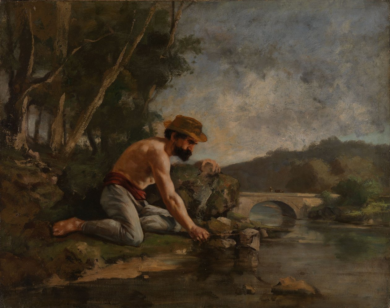 Fiskeren af Gustave Courbet