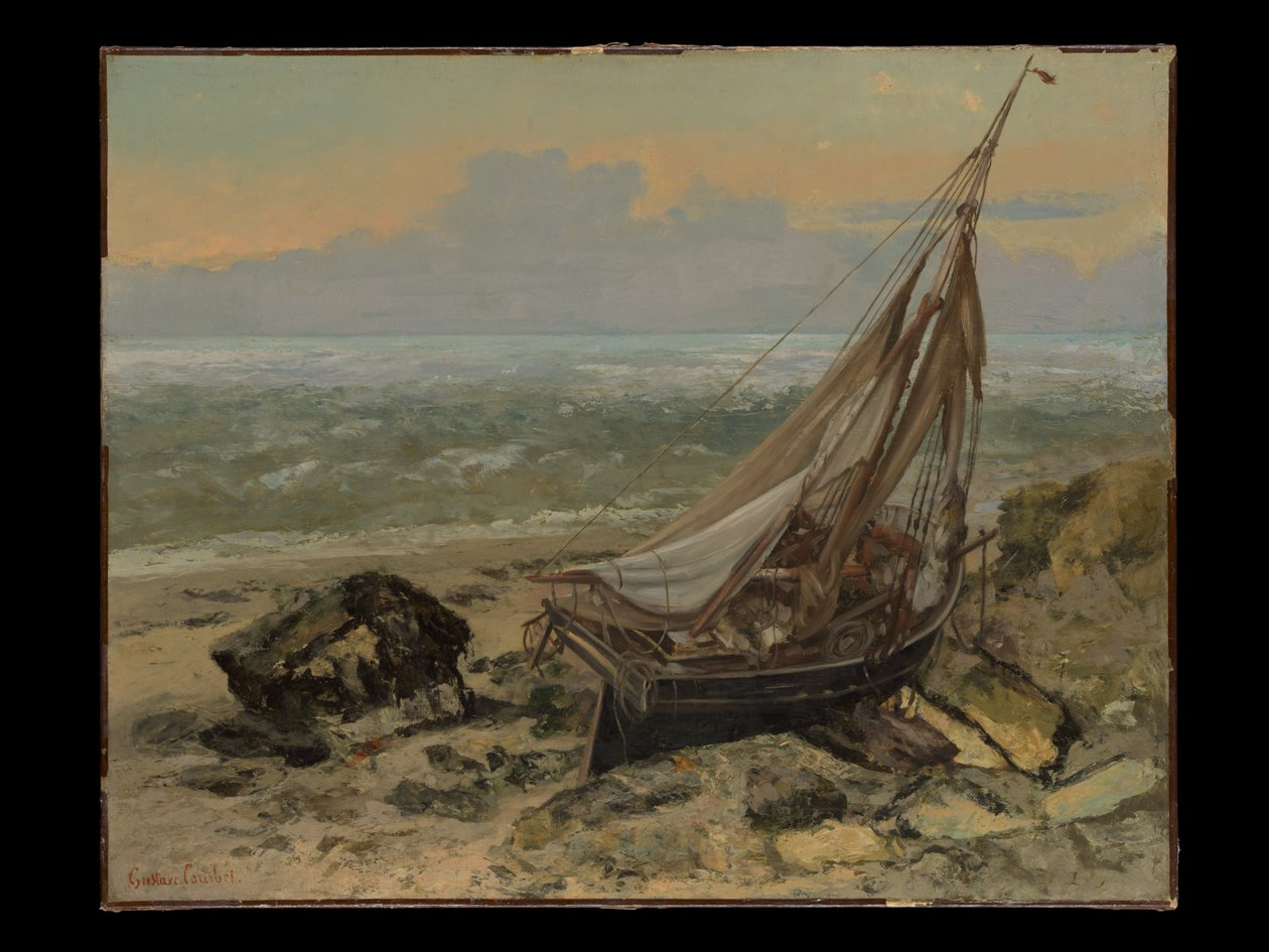 Fiskebåden af Gustave Courbet
