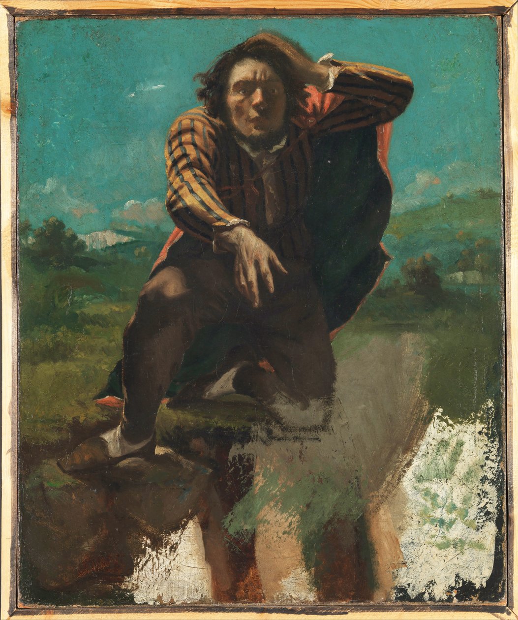 The Mad Man with Fear, ca. 1844 (olie på lærred) af Gustave Courbet