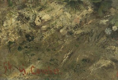The Meeting eller Bonjour M. Courbet (detaljer) af Gustave Courbet