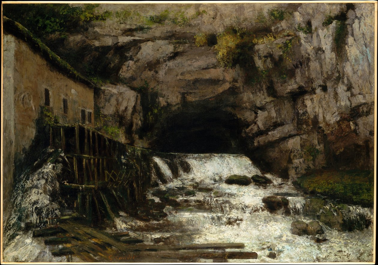 Loues kilde af Gustave Courbet