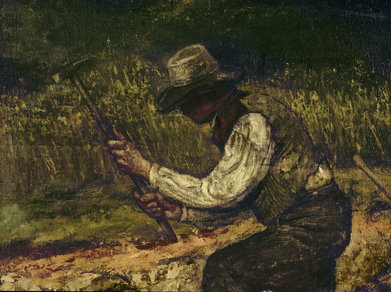 The Stonebreakers, detalje, ca. 1849 (olie på lærred) af Gustave Courbet