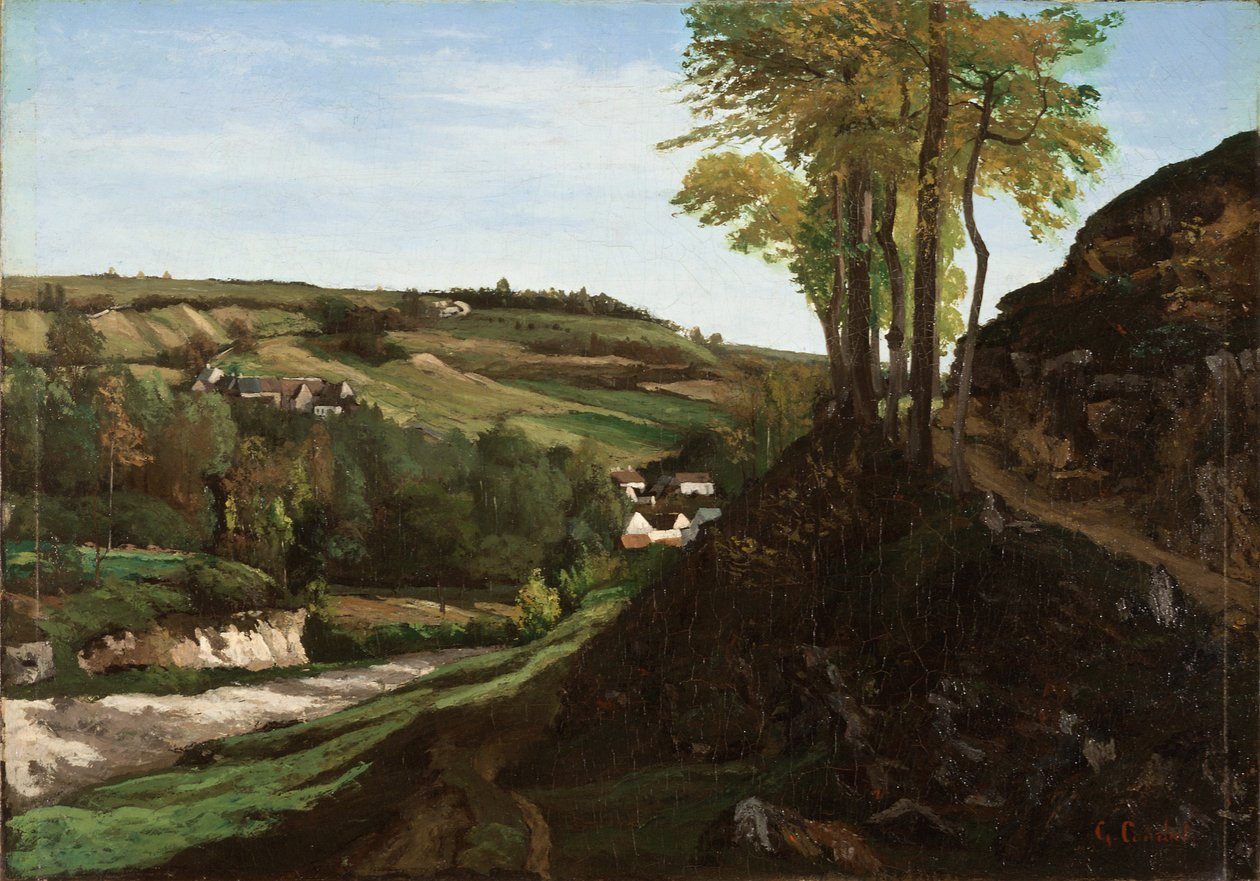 Ornans-dalen af Gustave Courbet