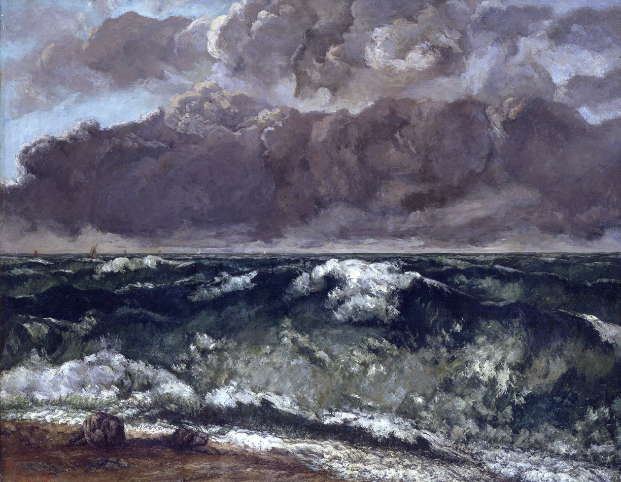 Bølgen af Gustave Courbet