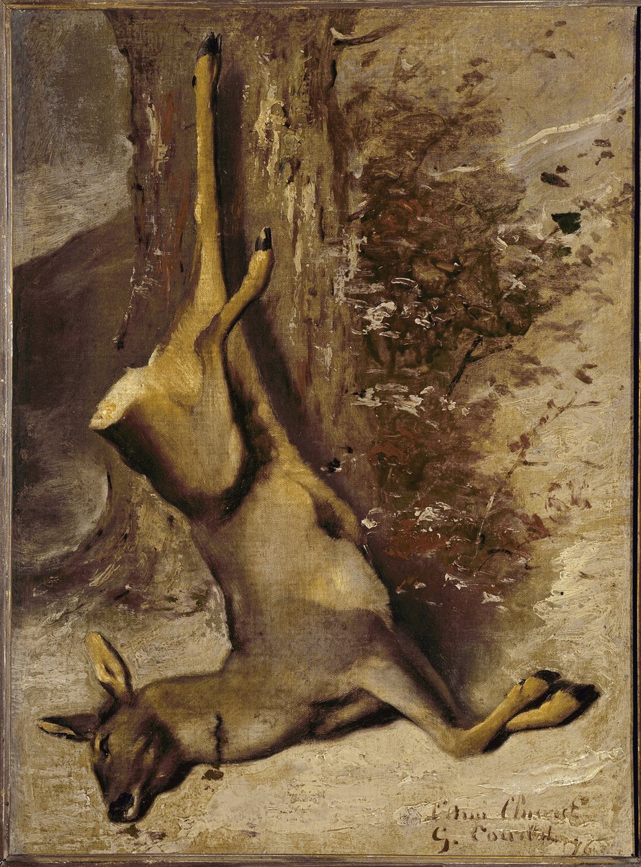 Hjorten af Gustave Courbet