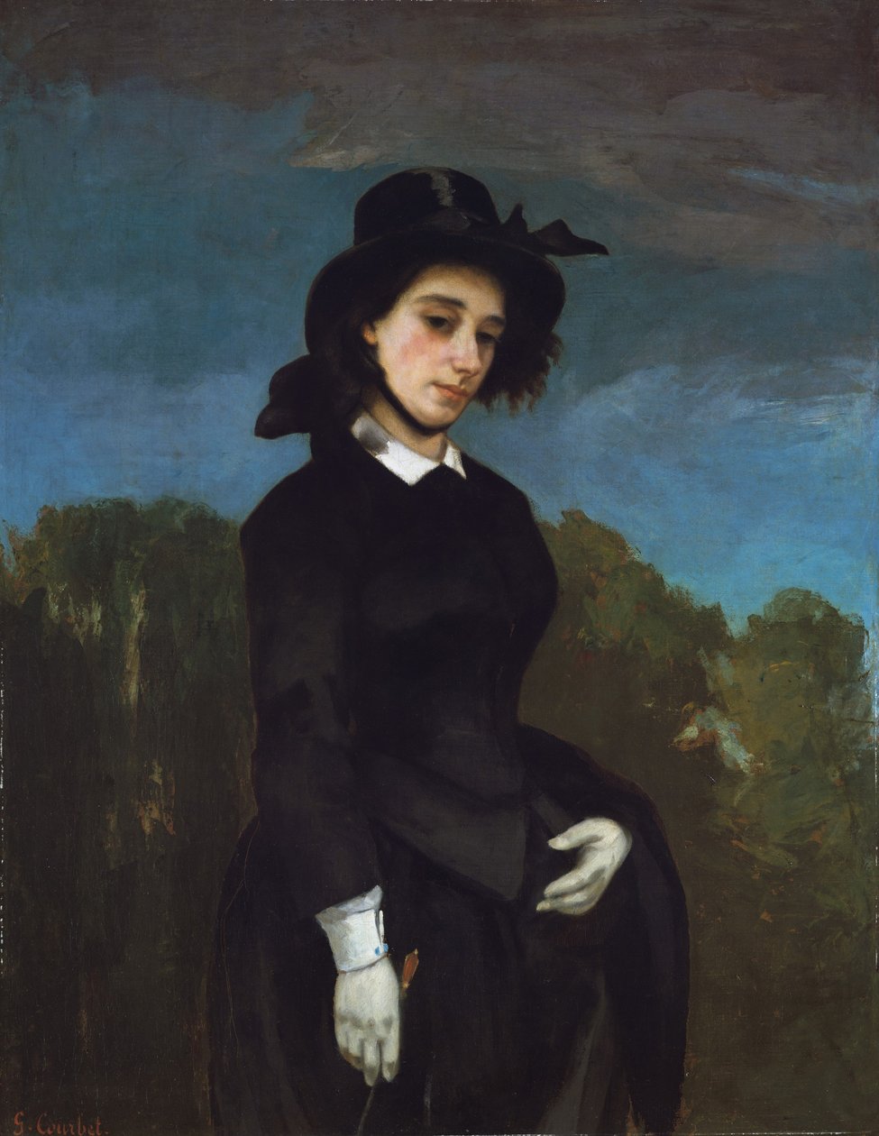 Woman in a Riding Habit (LAmazone), 1856 af Gustave Courbet