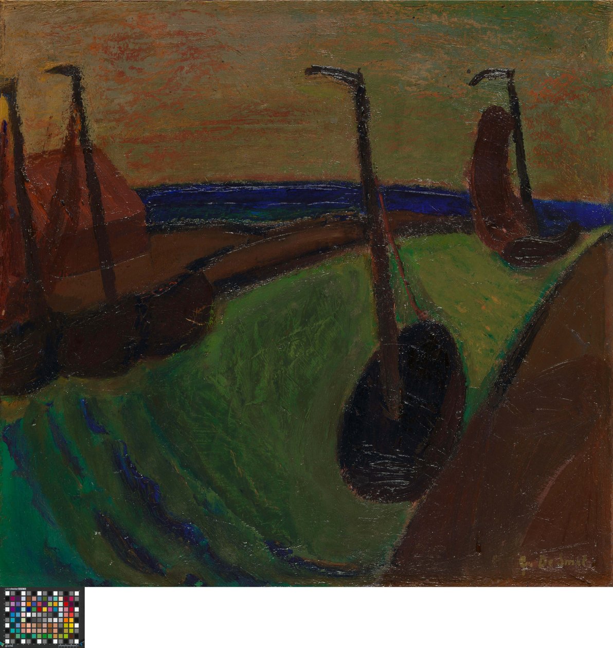 Havneudsigt af Gustave de Smet