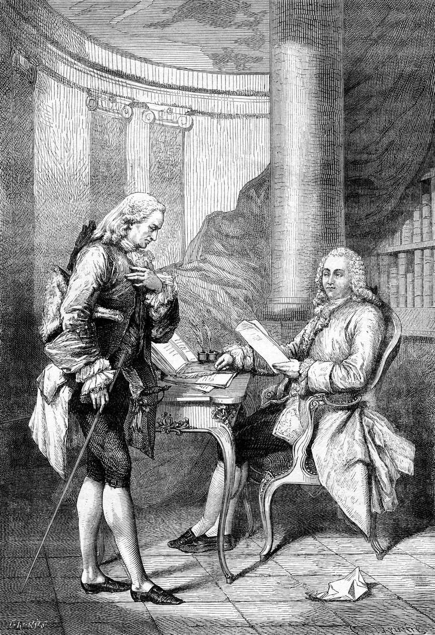 Anne Robert Jacques Turgot modtog et referencebrev, 1898. af Gustave Demoulin
