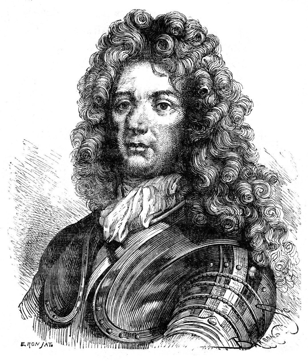 Sebastien le Prestre de Vauban, fransk militæringeniør, 1898 af Gustave Demoulin