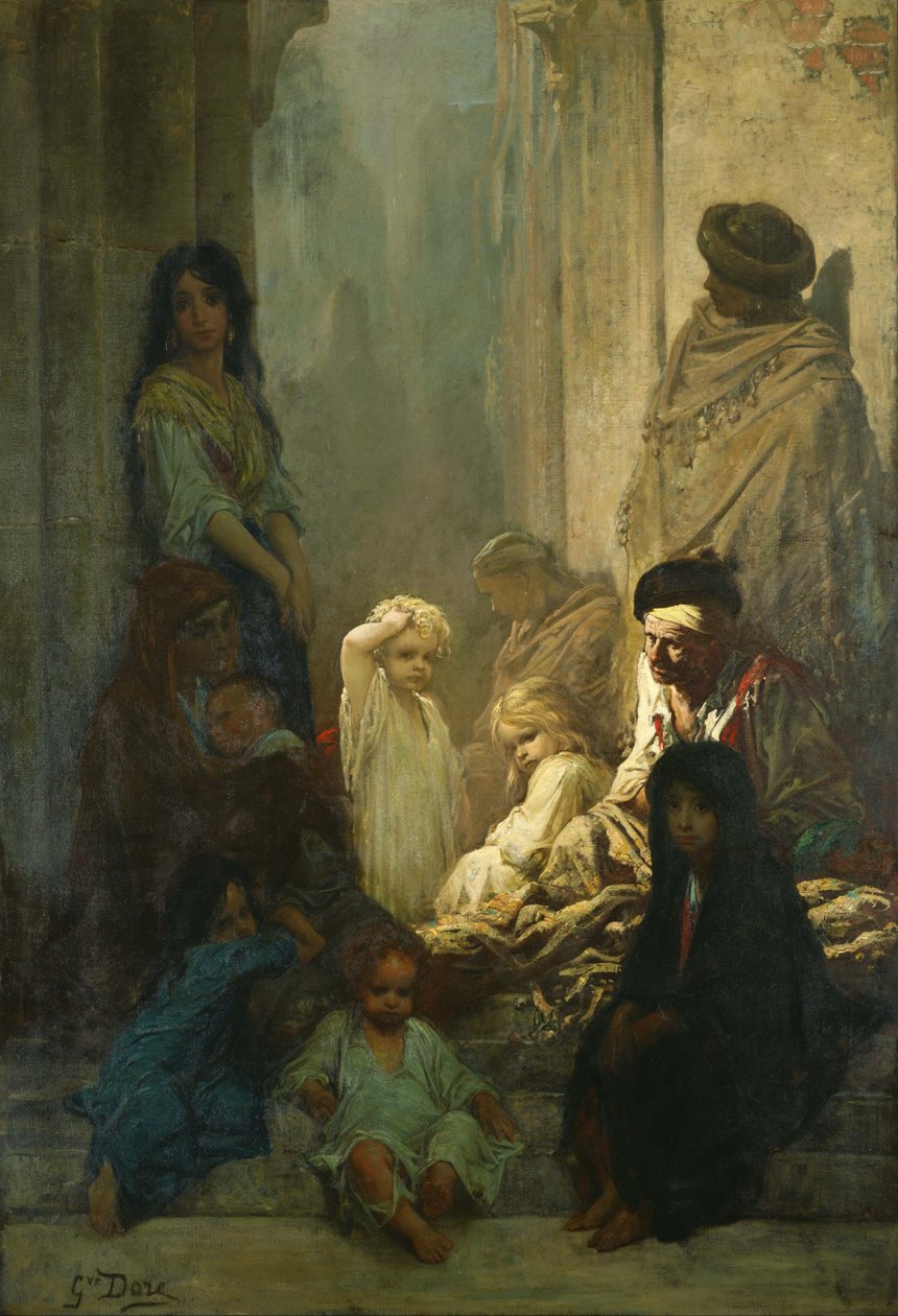 La Siesta, minder om Spanien. af Gustave Dore