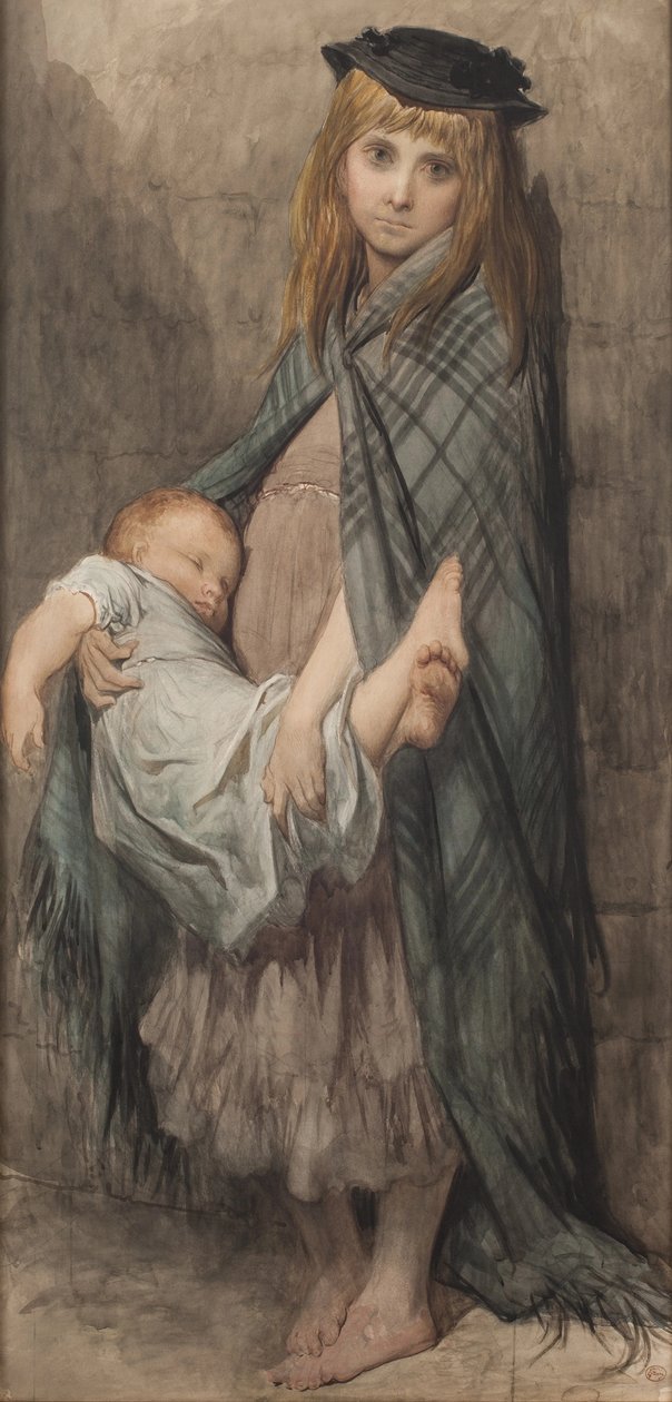 Fattige børn i London af Gustave Dore