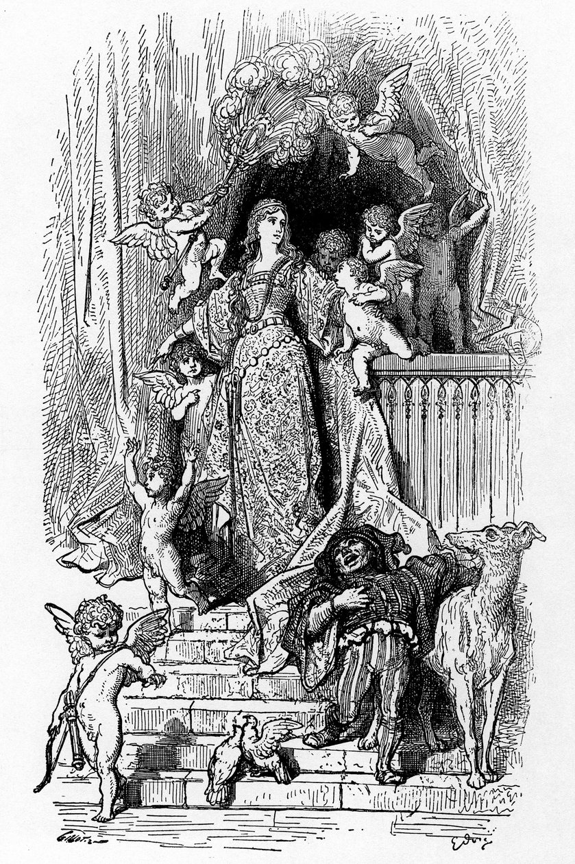 Alcina i sin herlighed af Gustave Dore