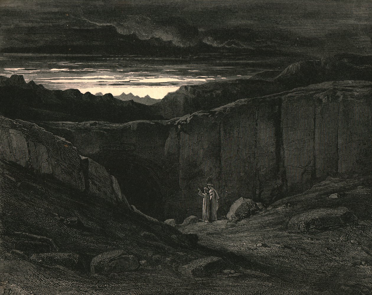 Alt håb opgiver, I, der træder ind her, c1890. af Gustave Dore
