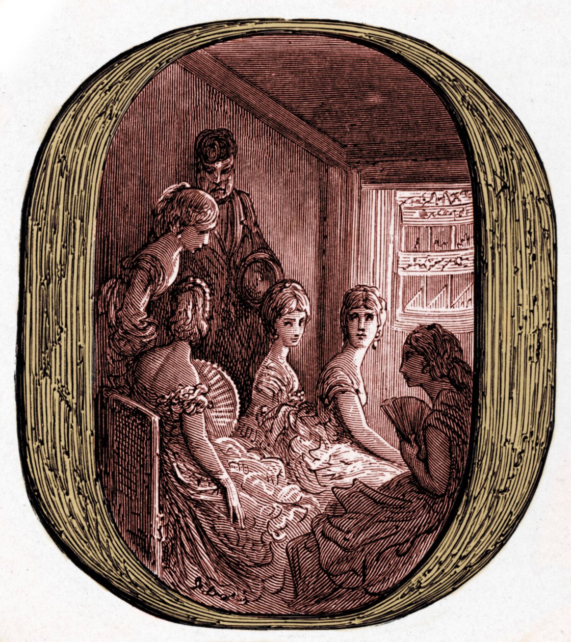 En operaboks ved det kongelige operahus af Doré af Gustave Dore