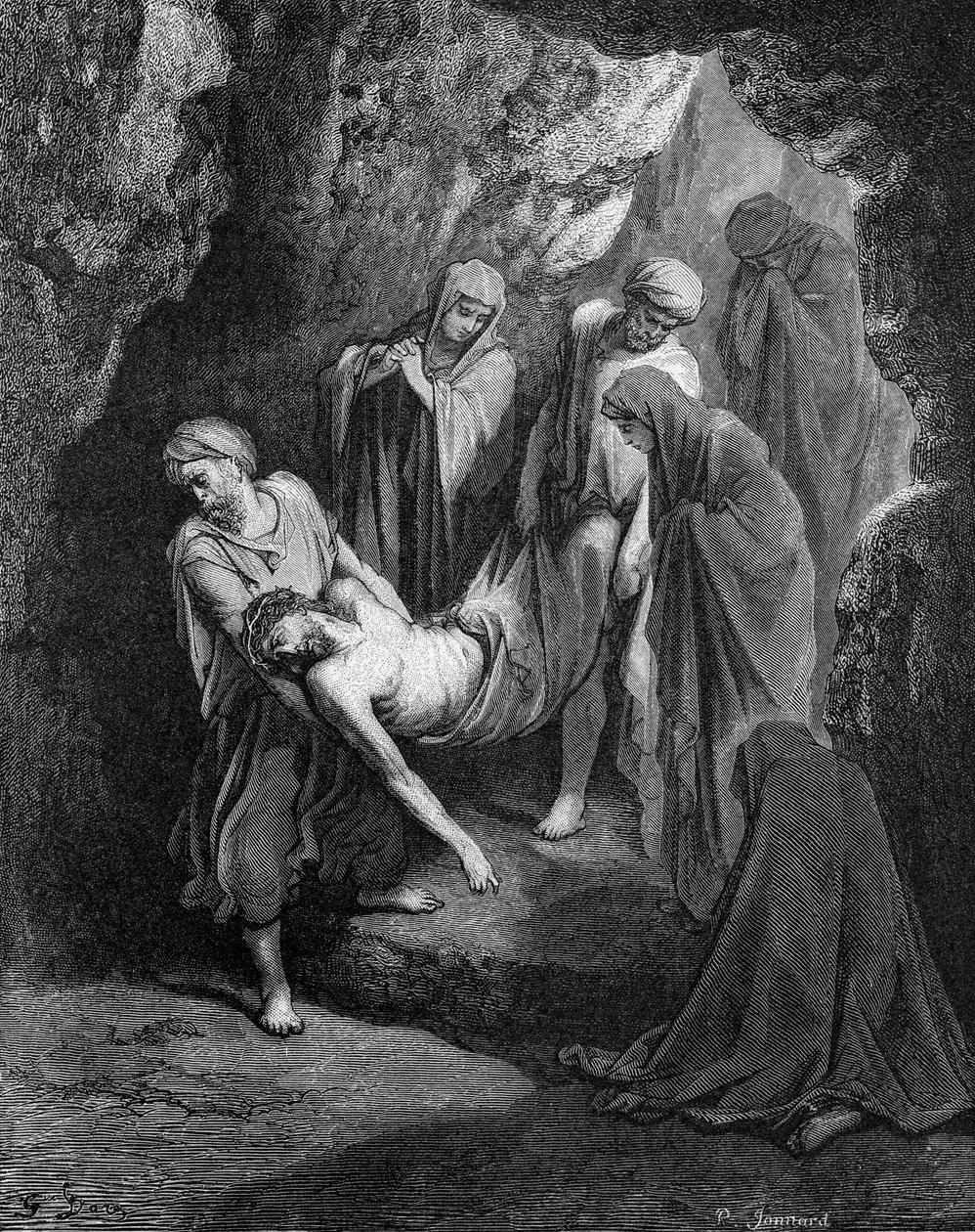 Jesu begravelse af Gustave Dore