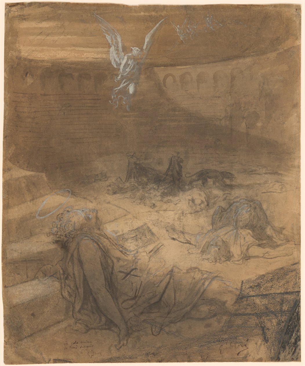 kristne martyrer af Gustave Dore