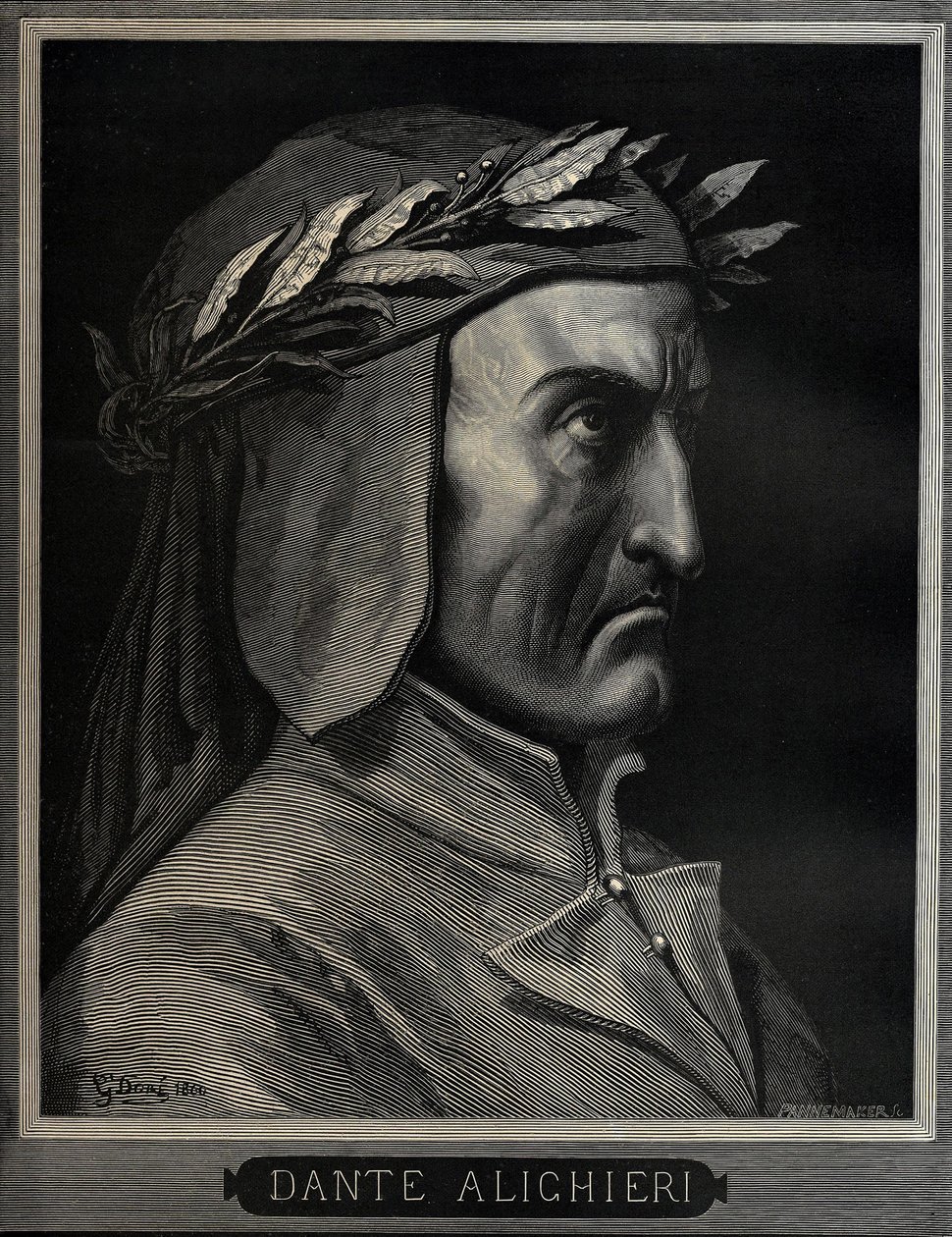 Dante Alighieri 1265-1321, 1860 af Gustave Dore