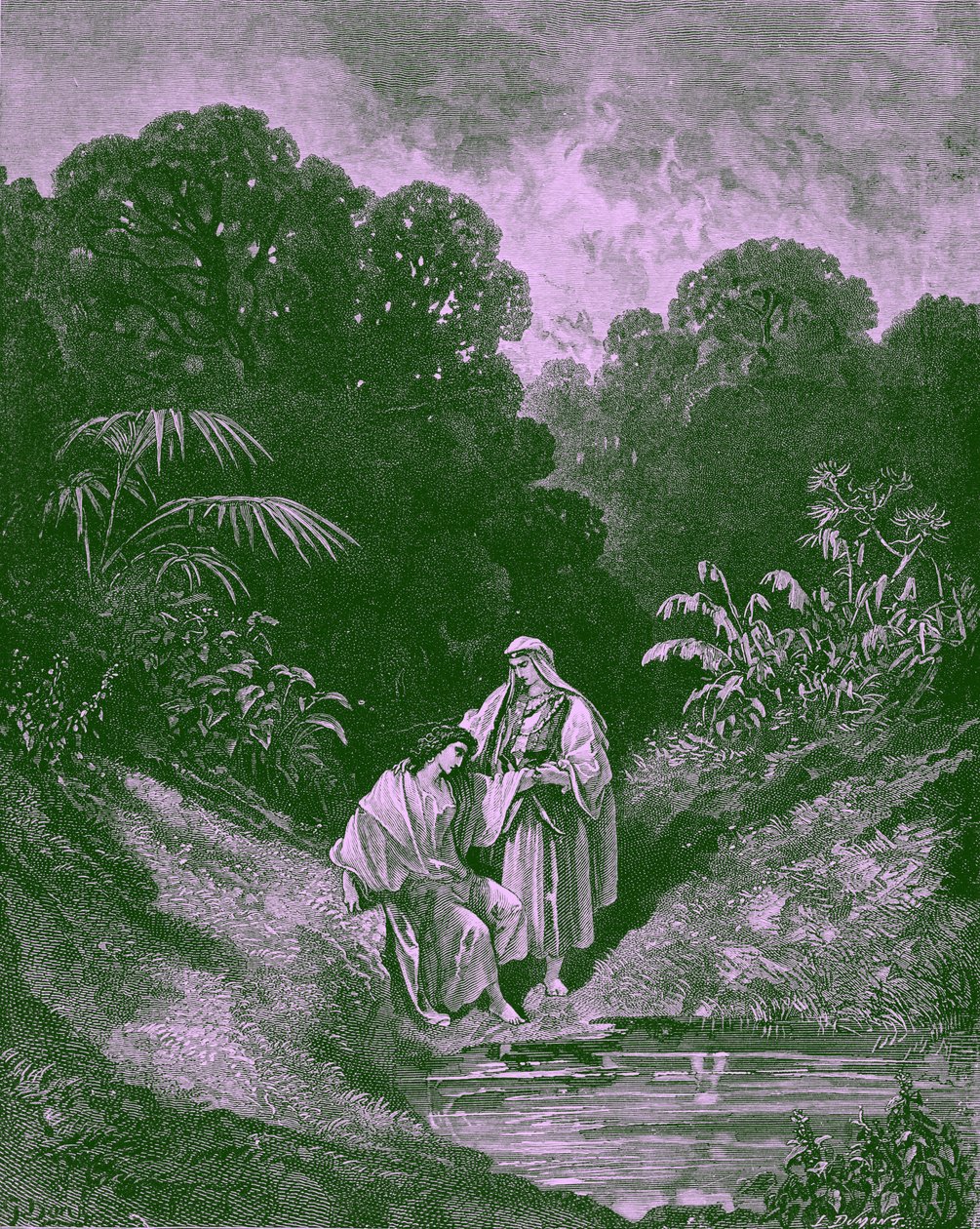 David og Jonathan, af Gustave Doré- Bible af Gustave Dore