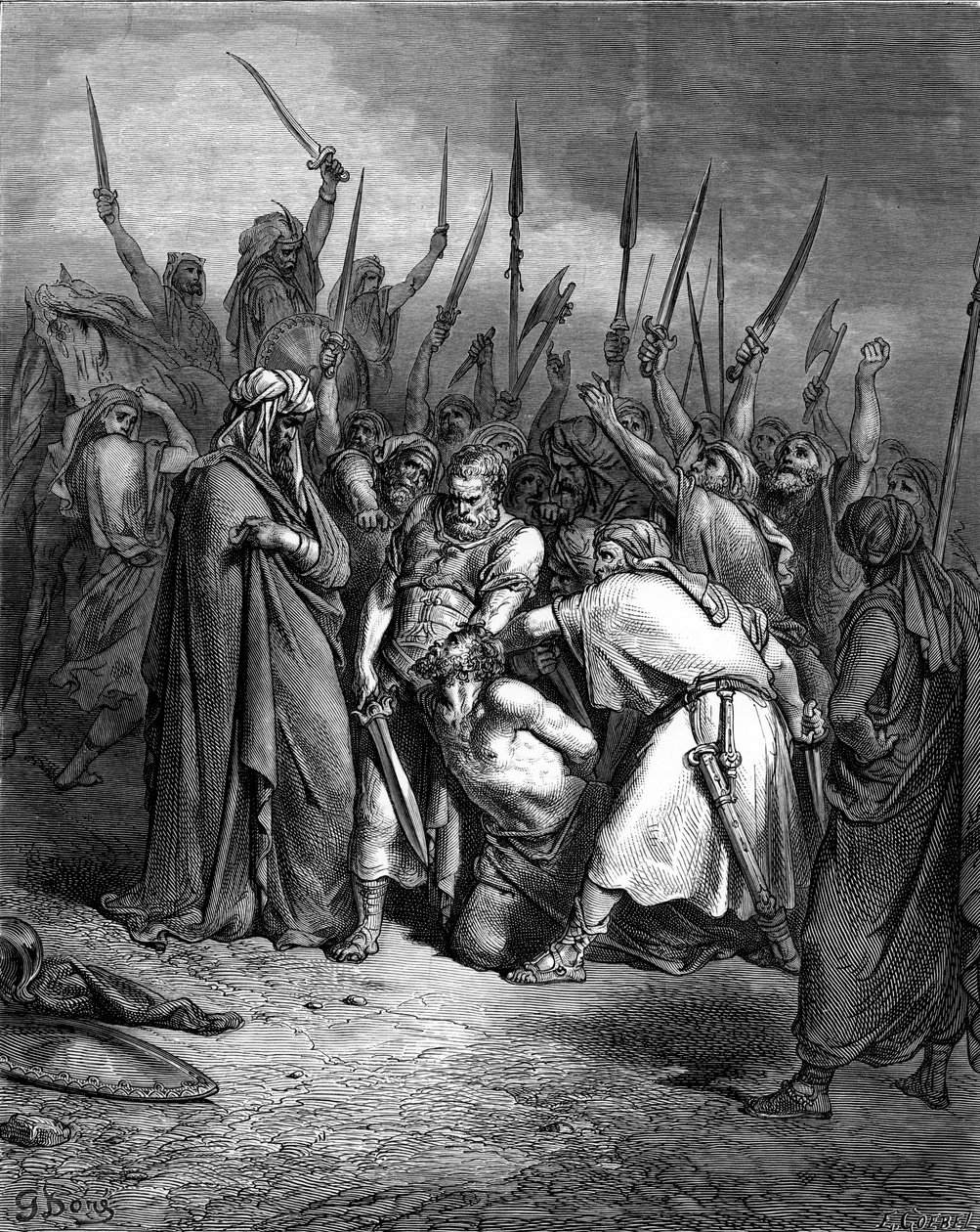Death of Agag af Doré - Bibelen af Gustave Dore