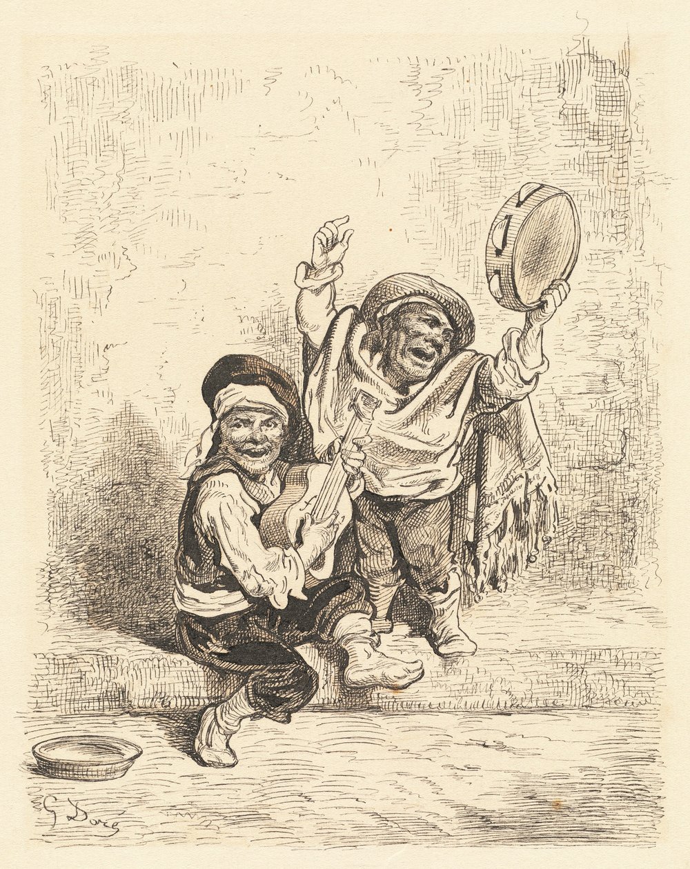 Dværgmusikere fra Granada af Gustave Dore