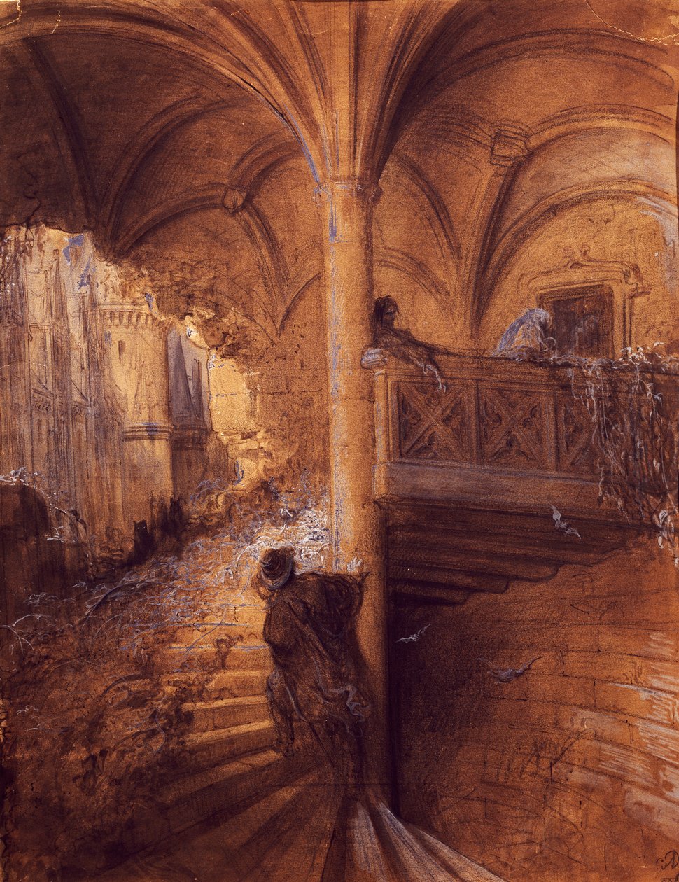 Fortryllet slot, illustration af Gustave Dore