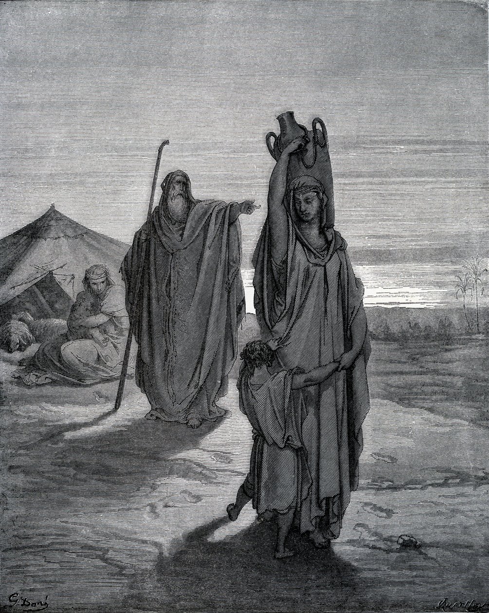 Udvisning af Hagar af Gustave Dore
