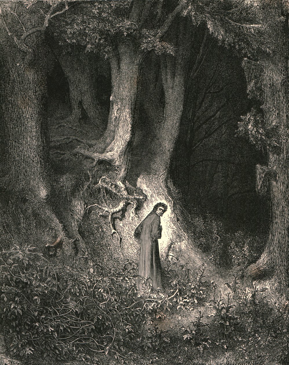 Midt i dette vores jordiske liv, ca. 1890. af Gustave Dore