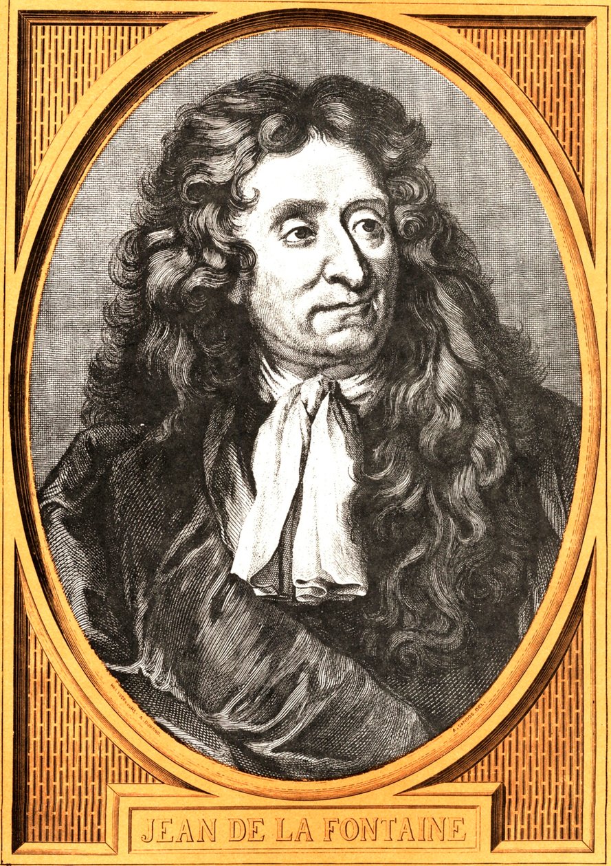 Jean de La Fontaine 1621-1695, 1800-tallet. af Gustave Dore