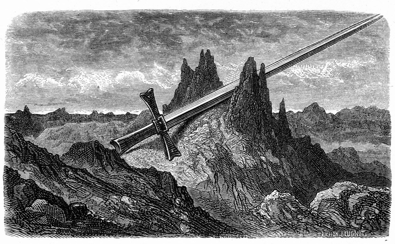 La "Breche de Roland", bjergspaltning af Durandal, l