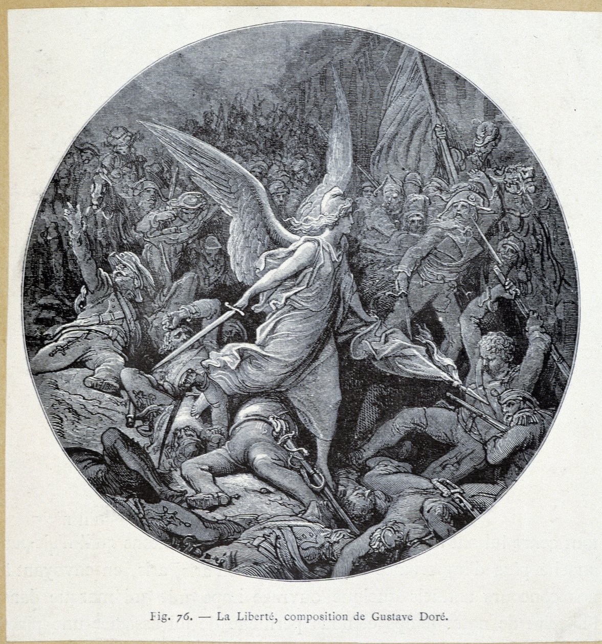 Liberty, gravering af Gustave Doré af Gustave Dore