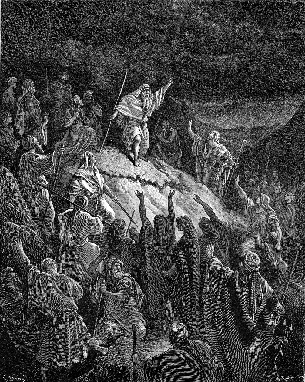 Mattathias appellerer til de jødiske flygtninge - Bibelen af Gustave Dore